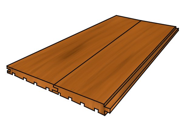 tongue and groove boards
