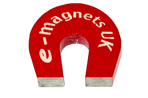 Red pocket horseshoe magnet