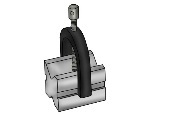 Vee blocks (or V-blocks) are square or rectangular precision-made blocks used to securely hold cylindrical workpieces on a milling machine or drill press.