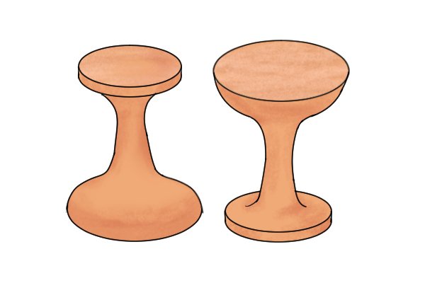 Cork push pin table and stool