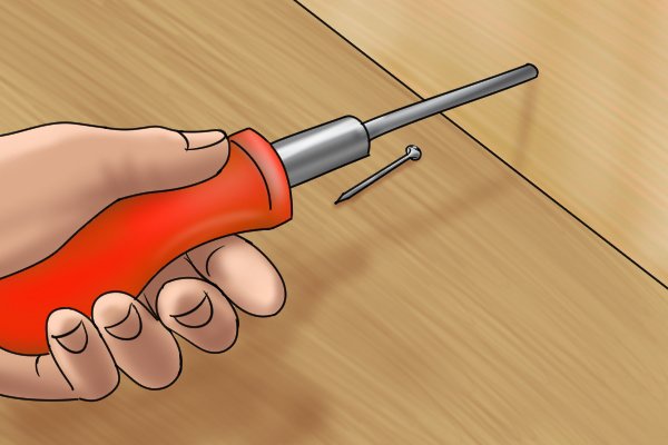 A nail driver is a type of push pin