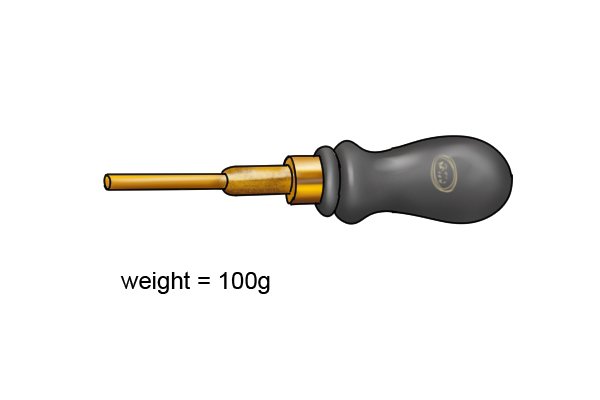 Weight of a push pin