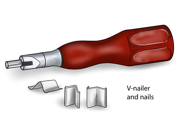 V-nailer and v-nails