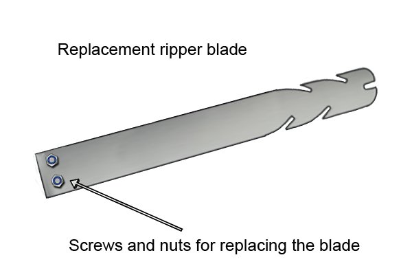 Replacement ripper blade