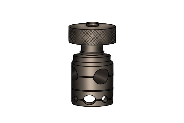 Universal snug, allows for stems and rods of different diameters to be used.