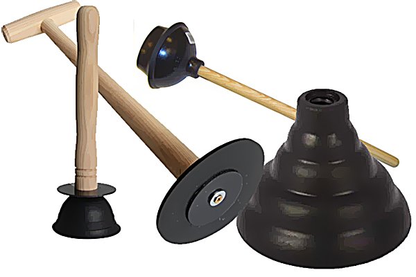 Cup/flange/suction plungers