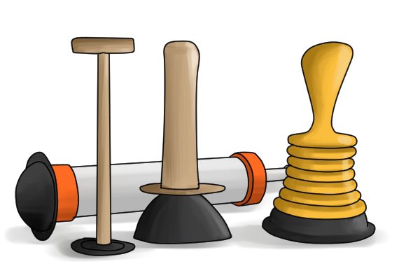 Plungers can vary in the materials they are made from