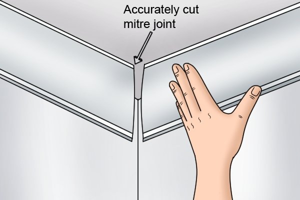 You will need some other tools along with your cove mitre to accurately cut mitre joints 