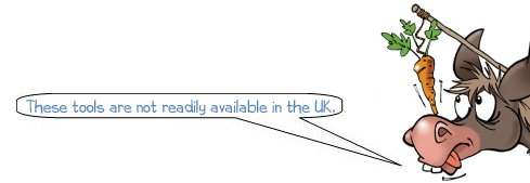 Wonkee Donkee says: 'These tools are not readily available in the UK.'