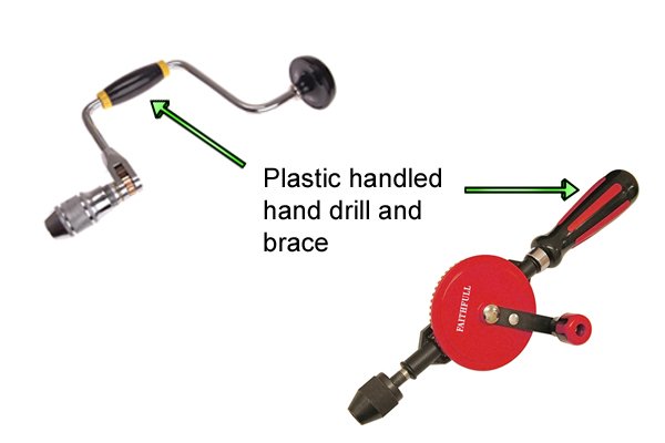 What are hand drills and braces made of? - Wonkee Donkee Tools