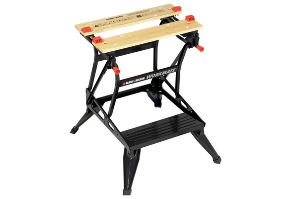 Work benches allow you to rest a workpiece at a comfortable height for using a hand drill