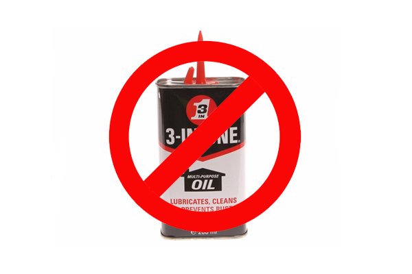 Do not use oil on your metal anchor expansion tool
