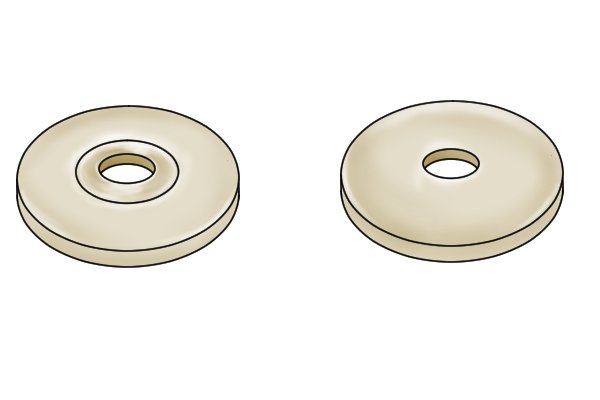 PTFE white coated ring magnet