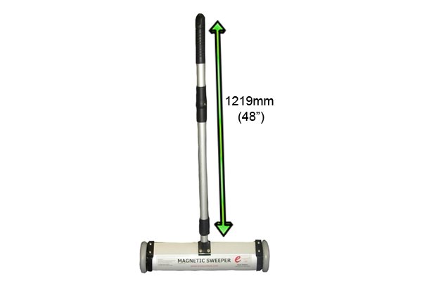Standard push magnetic sweeper handle length 1219mm (48")