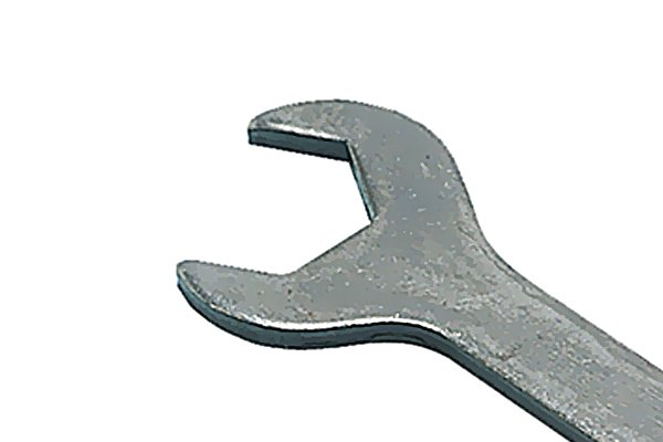 Double ended spanner grooves