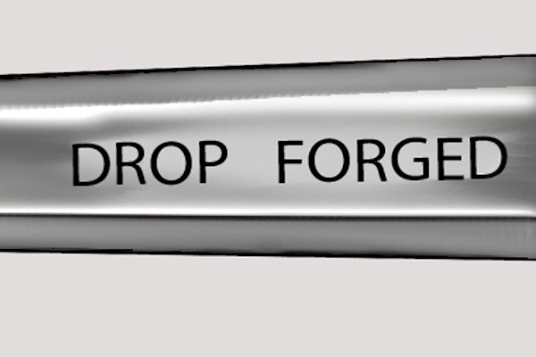 Dropped forged steel marked spanner