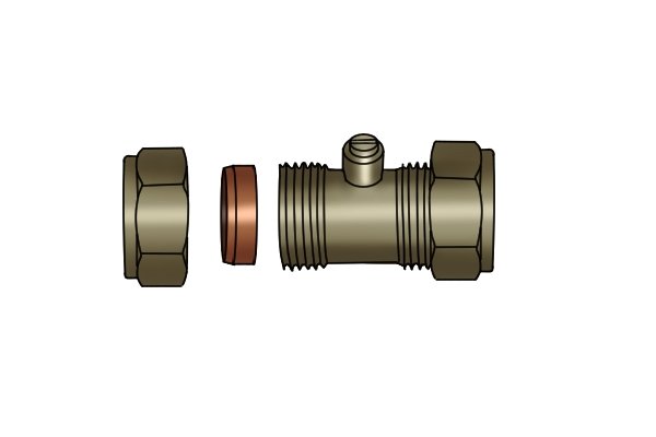 Compression fitting pieces