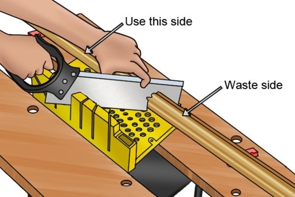 Wonkee Donkee Cutting the internal corner of a skirting board