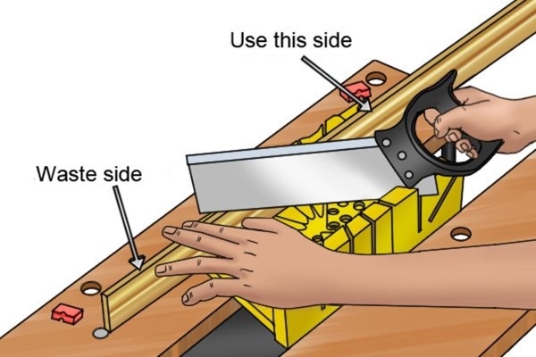 Wonkee Donkee Cutting the right side of skirting to 90°