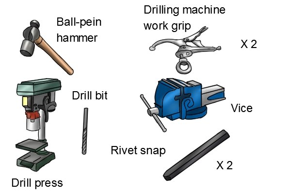 How to install solid rivets? - Wonkee Donkee Tools