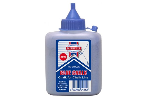 Multi-Colour Ironside 163221 Color Powder 250g in Blue for Chalk Line