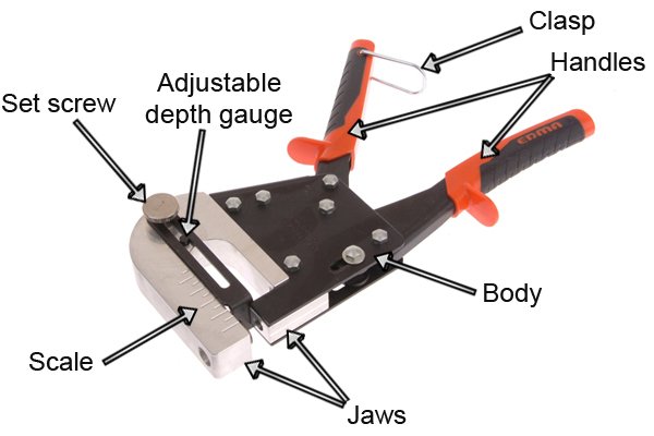 Hand-held Punching Machine, hand tools, hole punch, wonkee donkee tools DIY guide how to use a hand held punching machine