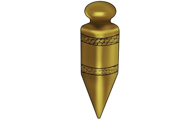 Solid brass plumb bob marking out tool plummet weight string wonkee donkee tools DIY guide how to use a plumb bob