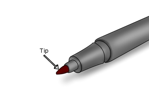 Carpenter's pencil, pencil, marker, permanent marker, sharpener, crayon, marking out tools, wonkee donkee tools DIY guide