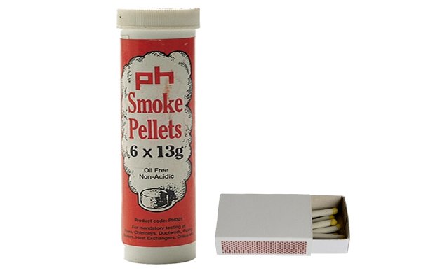 smoke testers, smoke pellets, smoke matches