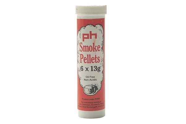Smoke pellets pack of 6, smoke testers, smoke emitter pellets, 3745 Smoke Pellets - Small The Bailey BAI3745 Smoke Pellets are small in size and give off a white smoke when ignited. These smoke tablets are used for testing flues, chimneys and fans.  Size: Small Contents: 6 per tube Part No: 3745