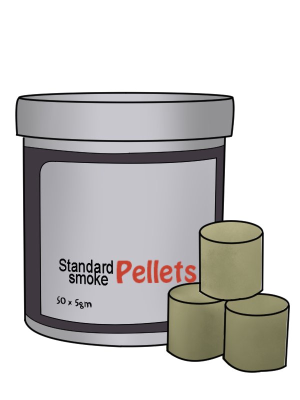 smoke pellets pack of 50, smoke pellets, smoke testers, performing a smoke test