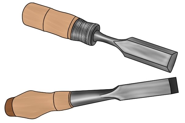 What are wood chisel tangs and sockets? - Wonkee Donkee Tools