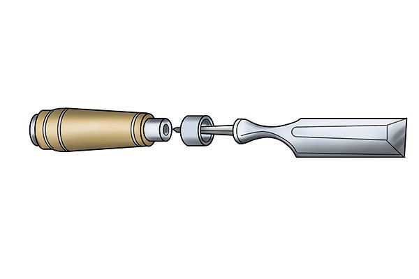 What are wood chisel tangs and sockets? - Wonkee Donkee Tools