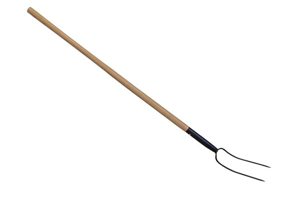 A hayfork which is very similar to a pitchfork