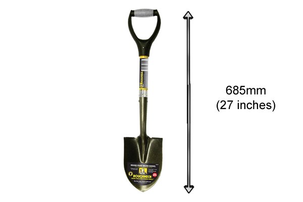 Overall length of this micro shovel is 685 mm (27 inches)