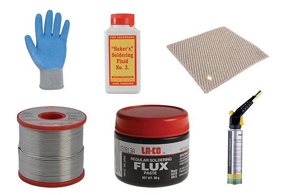 Make sure you have all the tools you need for soldering before you begin
