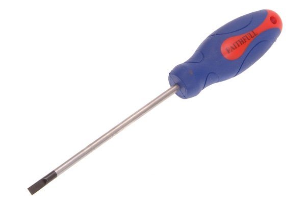 Slotted screwdriver, flat-head screwdriver