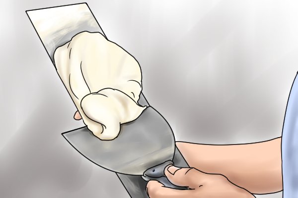 Applying jointing compound with a taping knife