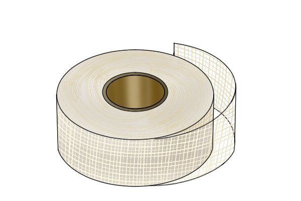 Fibreglass mesh tape for plasterboard joints