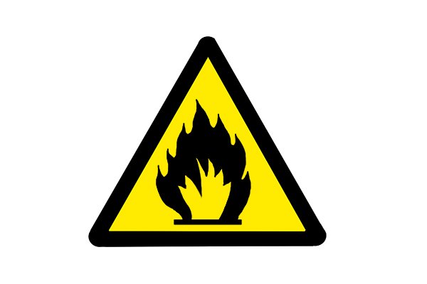 combustible gas symbol