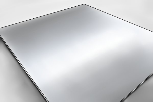 sheet of aluminium (feather edges made from)