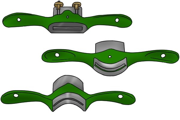 types / shapes of spokeshave