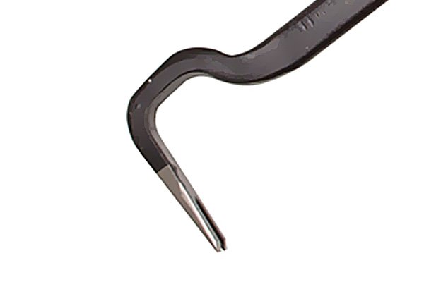 wrecking bar, crowbar heel, flat heel,
