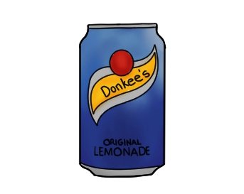 lemonade, can of lemonade,