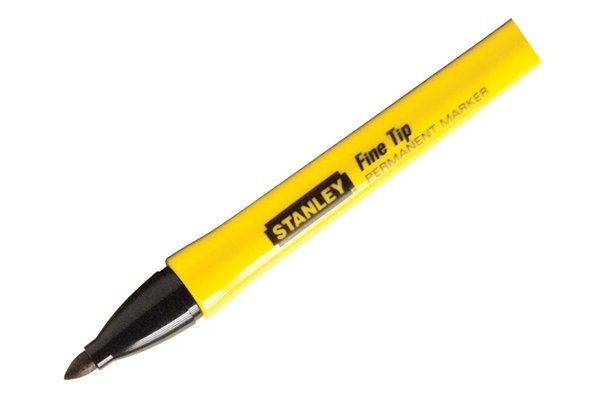 marker pen, mark joist location, how to mark joist location, marker, black marker, felt tip pen, permanent marker