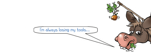 I’m always losing my tools...