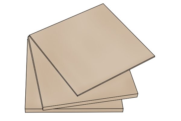 MDF comes in a range of thicknesses, medium density fibreboard, MDF sizes, what is MDF, manufactured board
