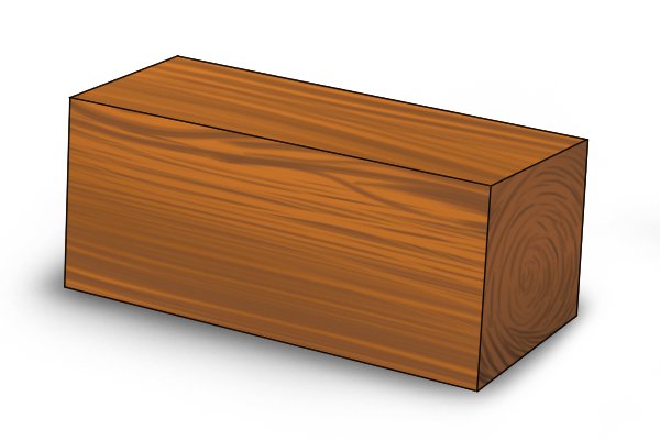 square piece of wood