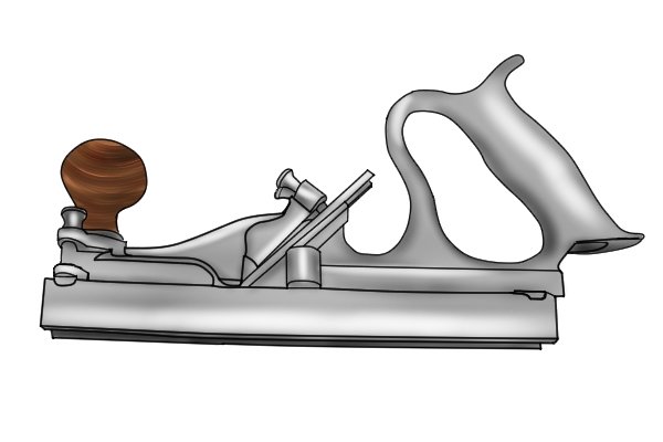 The twin irons of a tongue and groove plane