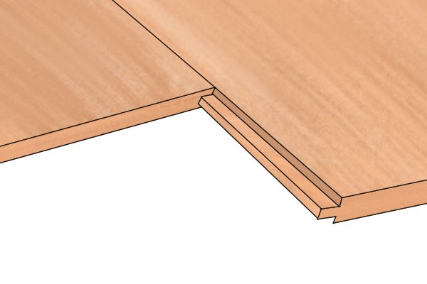 Tongue and groove boards